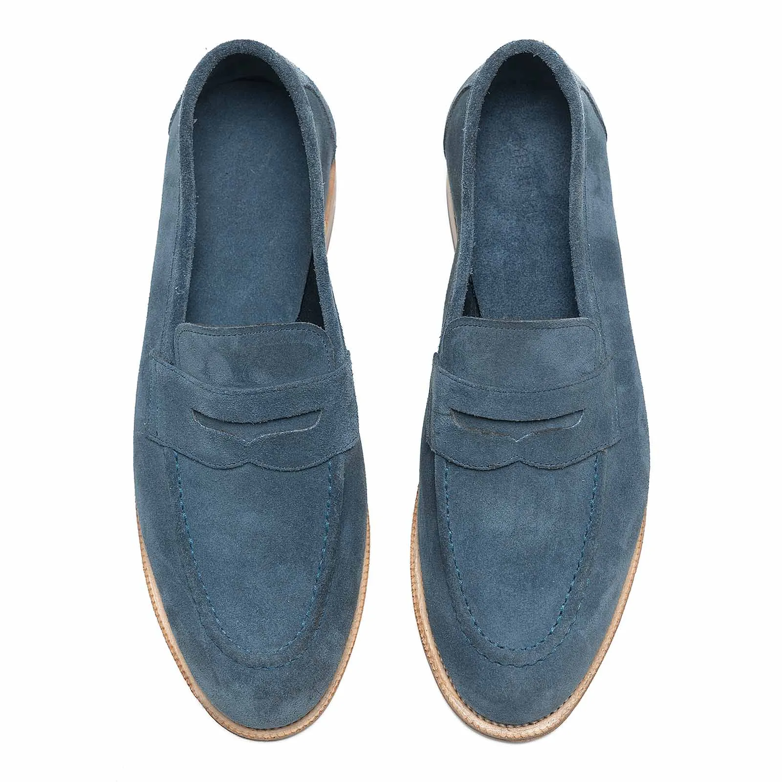 514511 - FRENCH BLUE SUEDE - E