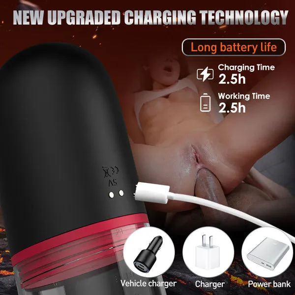 9 Vibrating 9 Sucking Transparent Penis Enlargement Pump