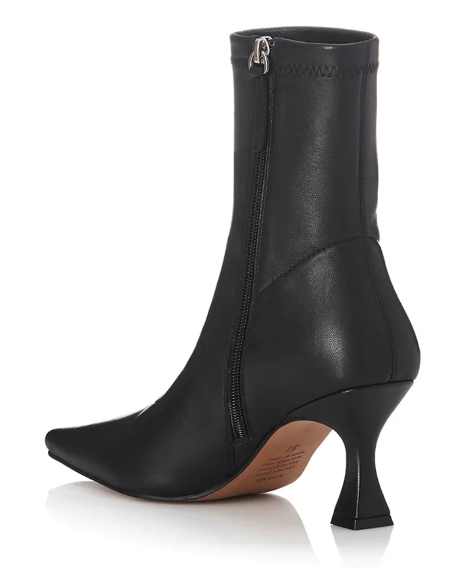 Alias Mae Lani Stretch Black Leather Ankle Boots