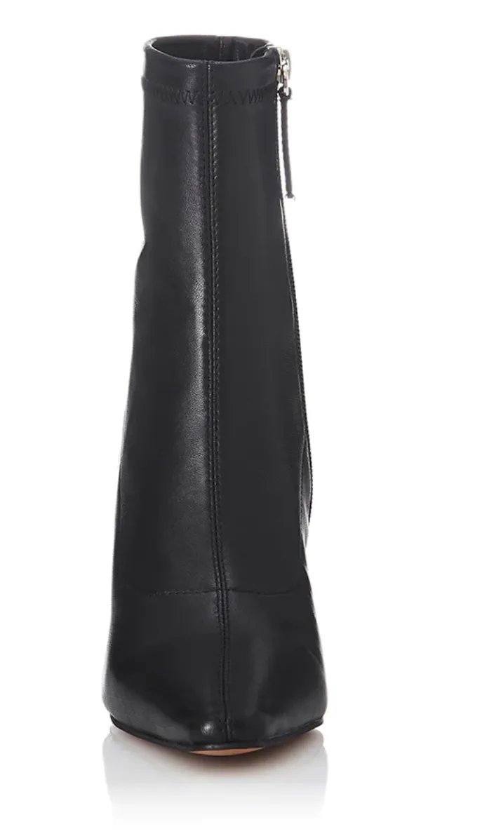 Alias Mae Lani Stretch Black Leather Ankle Boots