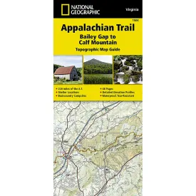 Appalachian Trail Map, Bailey Gap to Calf Mountain [Virginia]