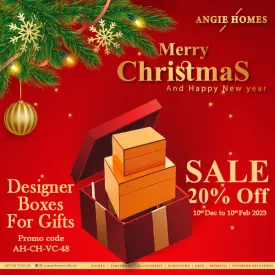 BEAUTIFUL DESIGNER BOX FOR CHRISTMAS GIFT  | X-MAS ONLINE GIFT VOUCHER