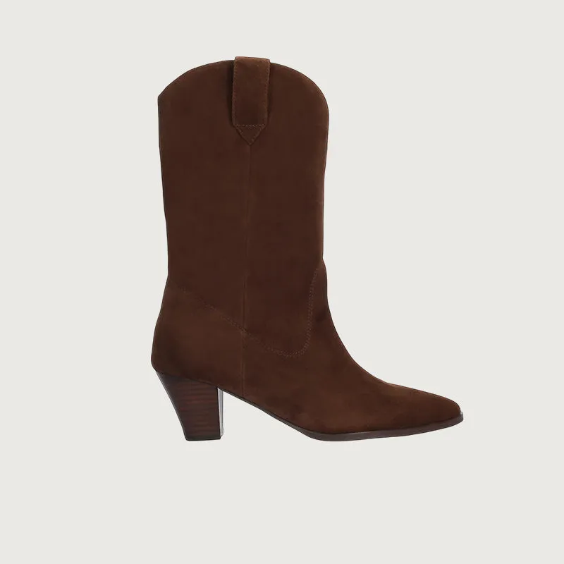 Bibi Lou Flavia Brown Suede Boots