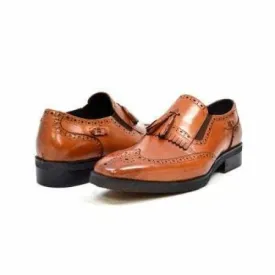 British Walkers Rick Men's Cognac Leather Slip On