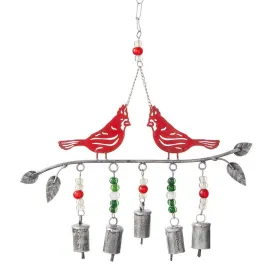 Cardinal Companions Windchime