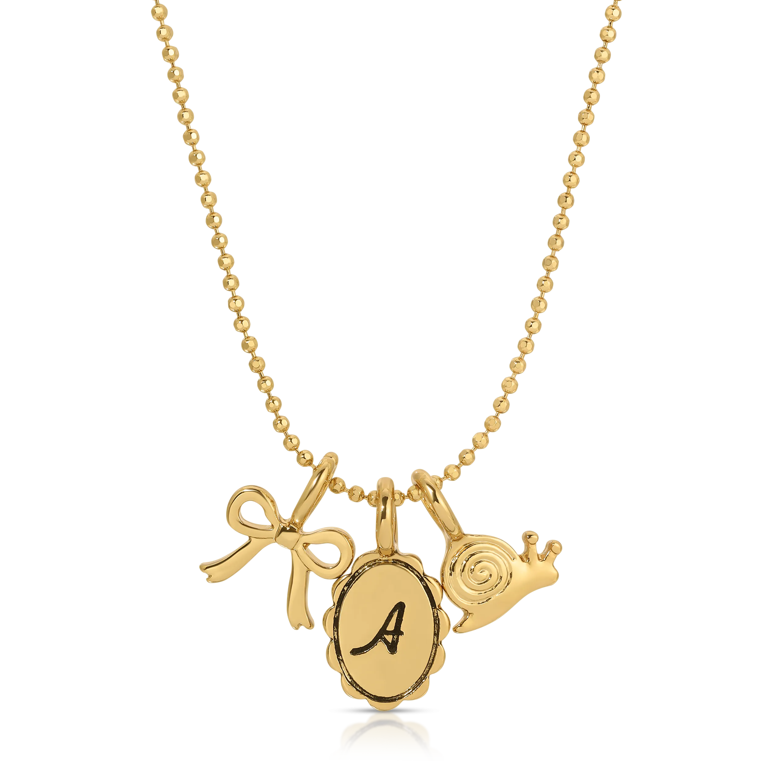 Charm Garden Necklace - Gold