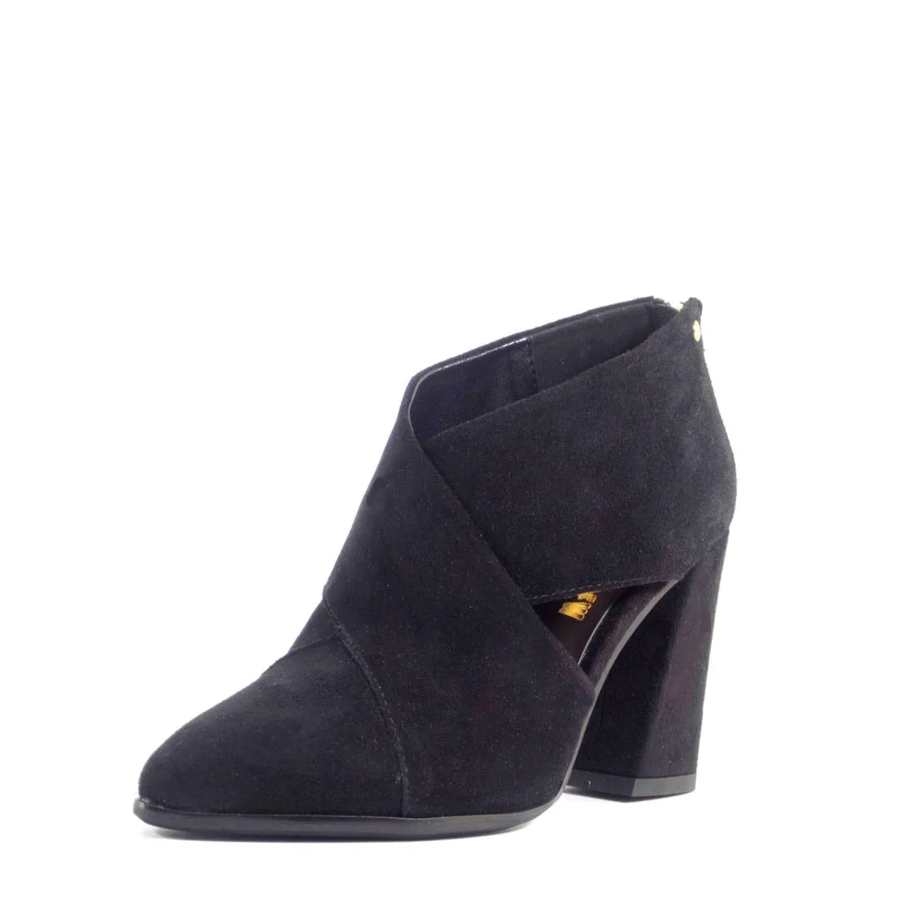 Christina Crossover Suede Booties