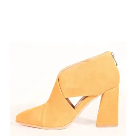 Christina Crossover Suede Booties