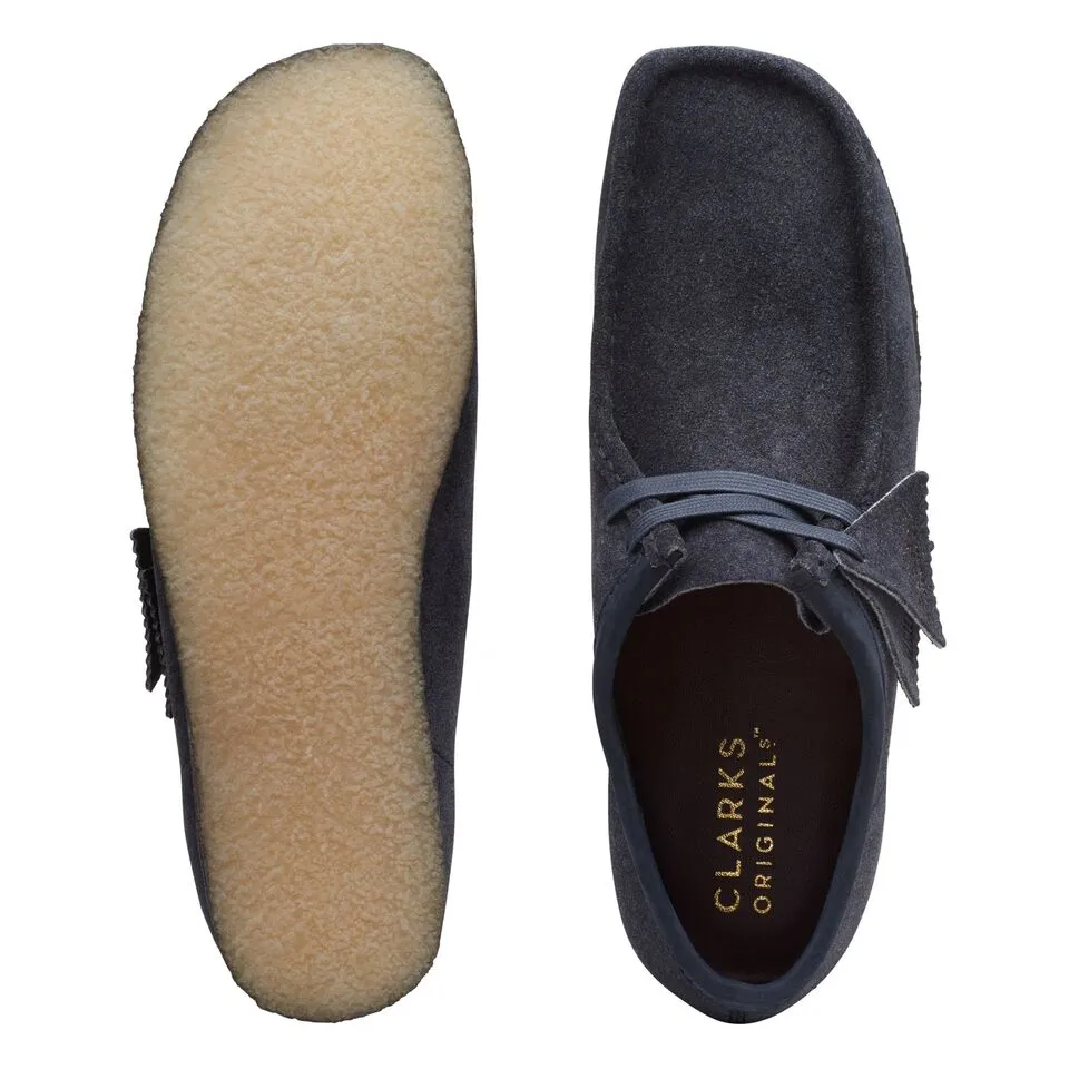 Clarks Originals Wallabee Low Men's Oak Hairy Suede | Ink Hairy Suede 26168852 26168854