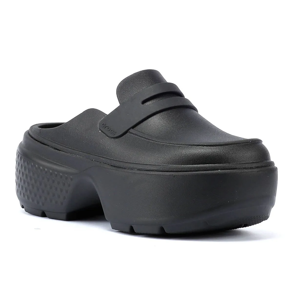 Crocs Stomp Women's Black Loafers