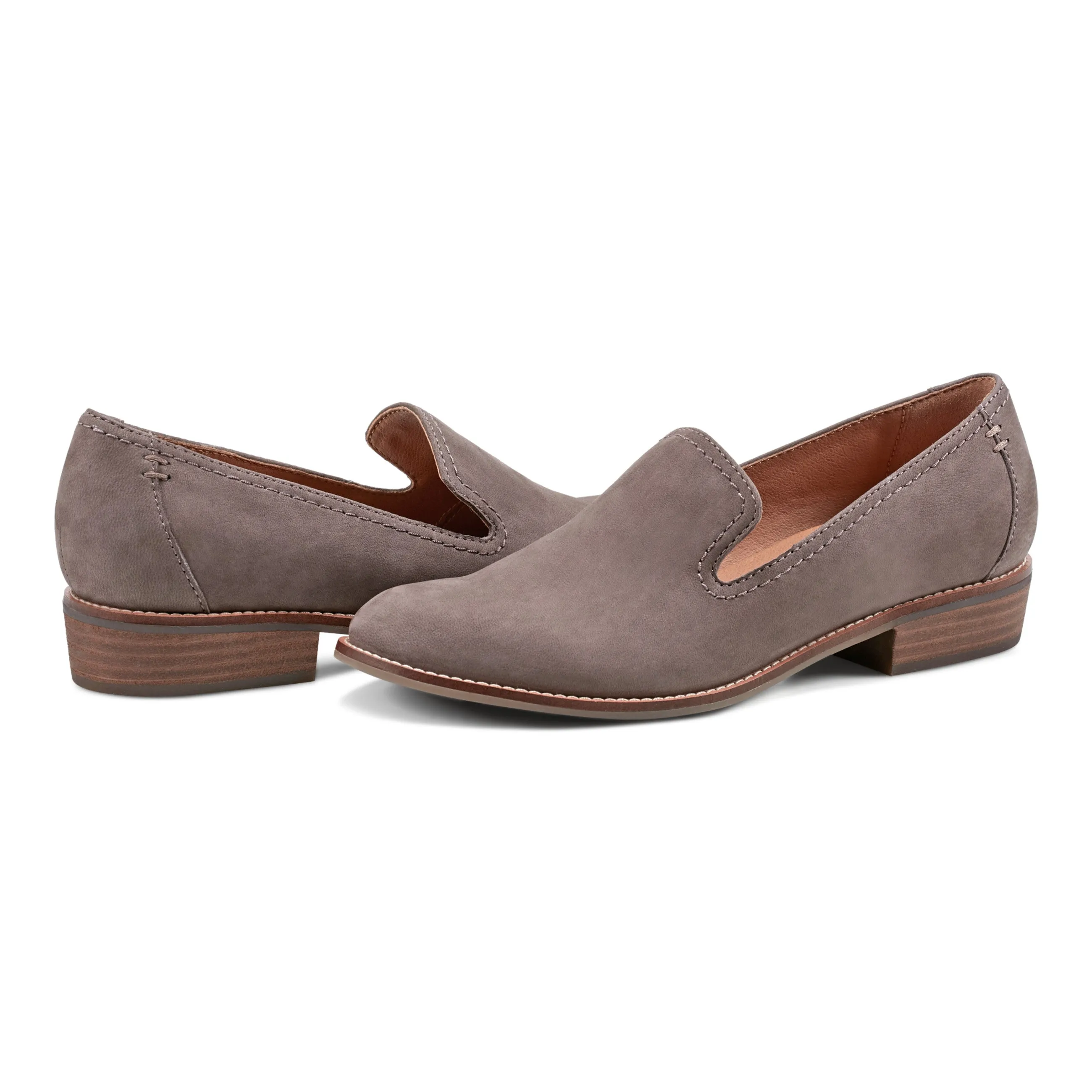 Edna Round Toe Casual Slip-on Flat Loafers