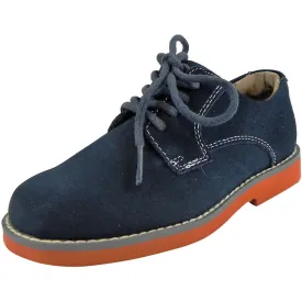 Florsheim Boy's Kearny Suede Classic Lace Up Oxford Shoes Navy