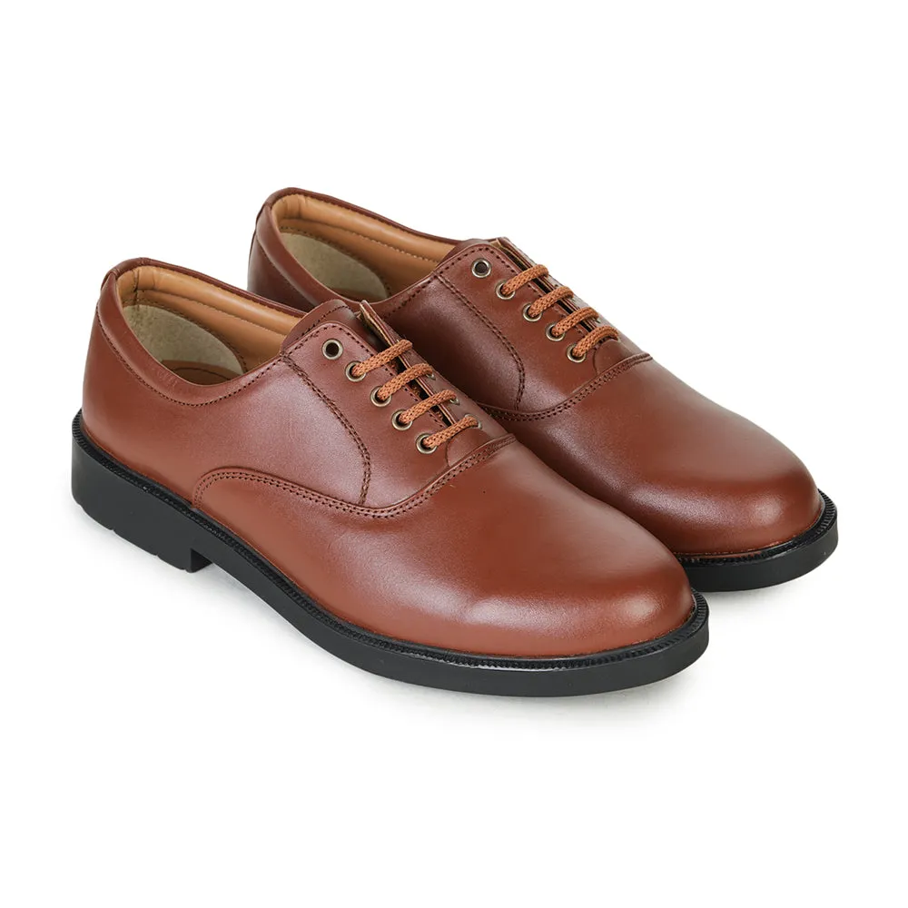 Fortune (Tan) Classic Oxford Shoes For Men By Liberty