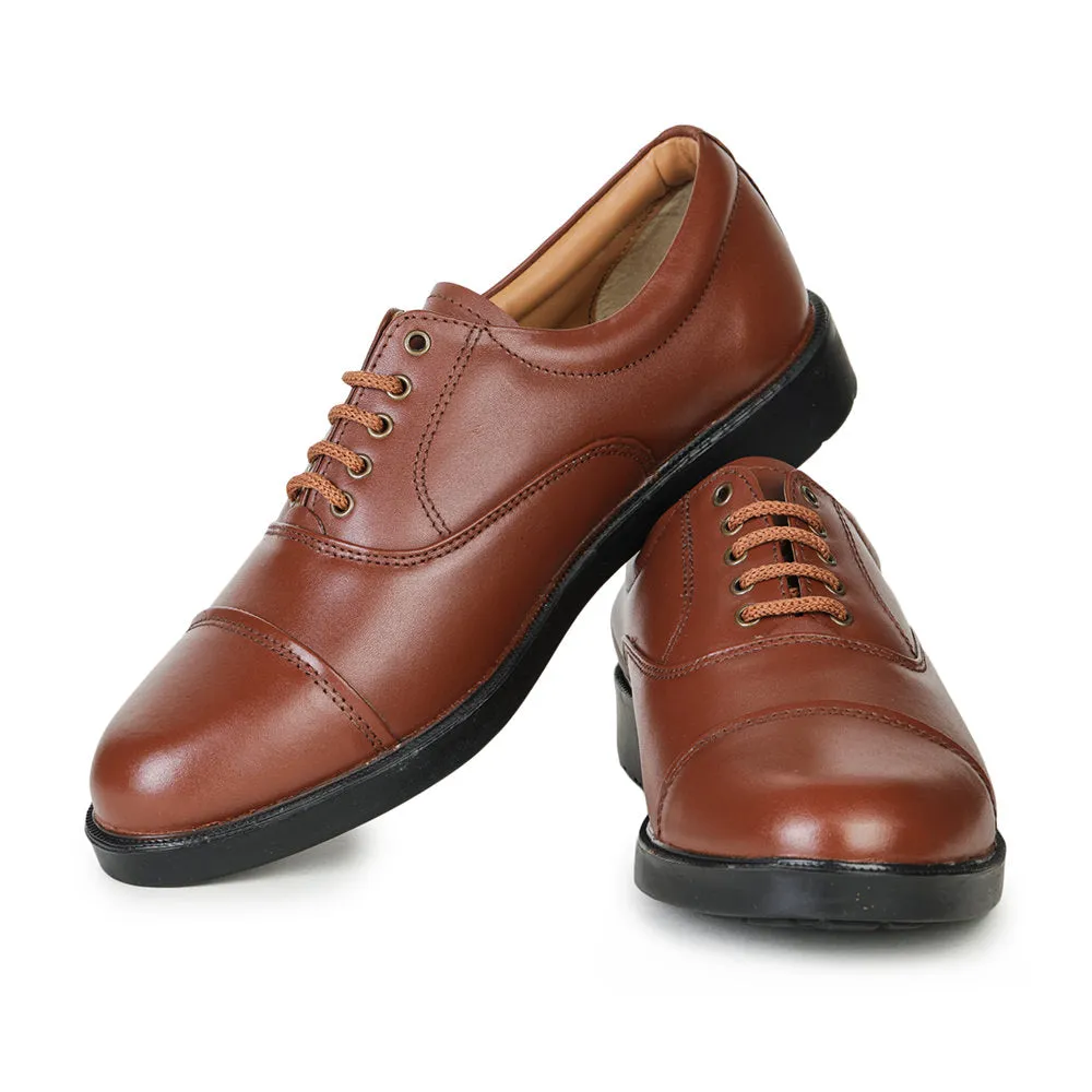 Fortune (Tan) Classic Oxford Shoes For Men POLICE-14 By Liberty