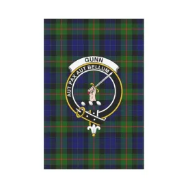 Gunn Tartan Clan Badge Garden Flag K7