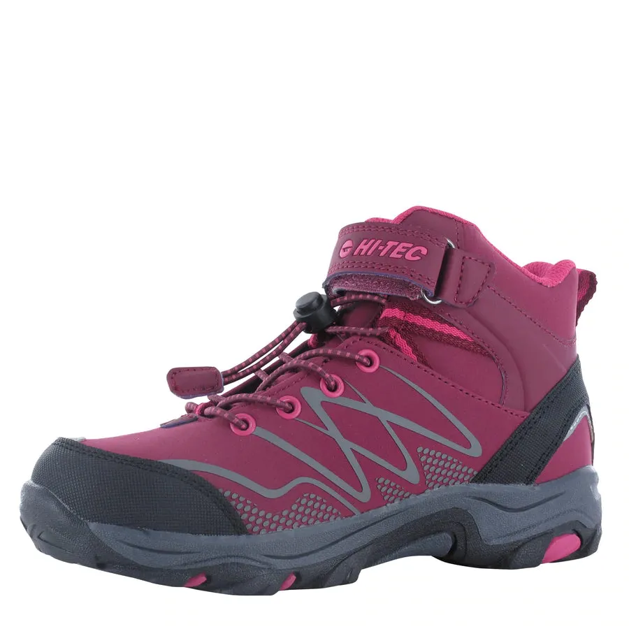 Hi-Tec Blackout Mid Waterproof Junior Girls Hiking Boot