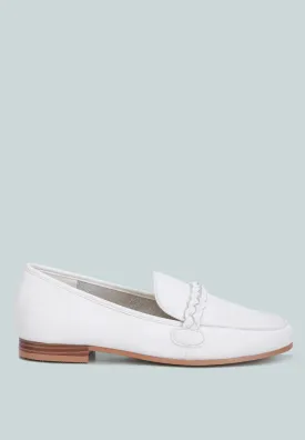 Kita Braided Strap Detail Loafers