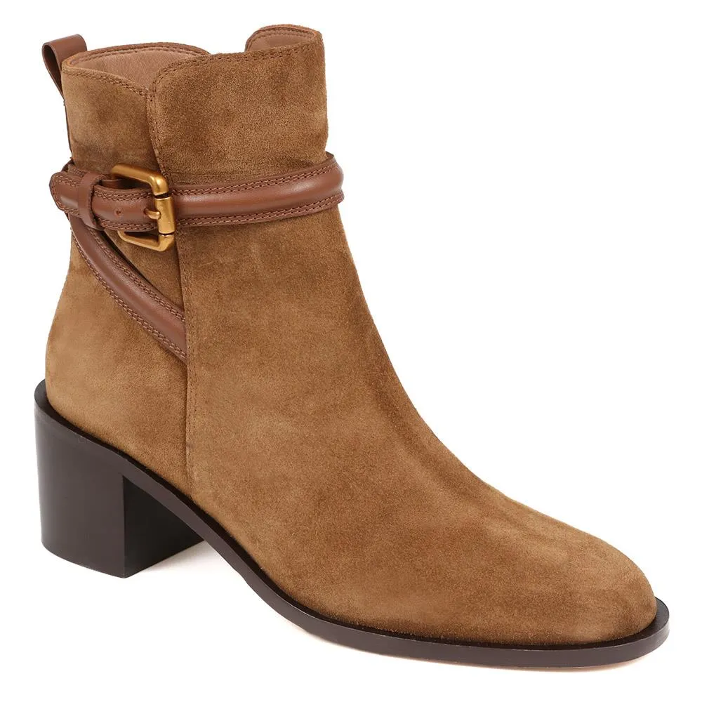 LisabetLeather Buckle Strap Ankle Boots - LISABET / 324 249