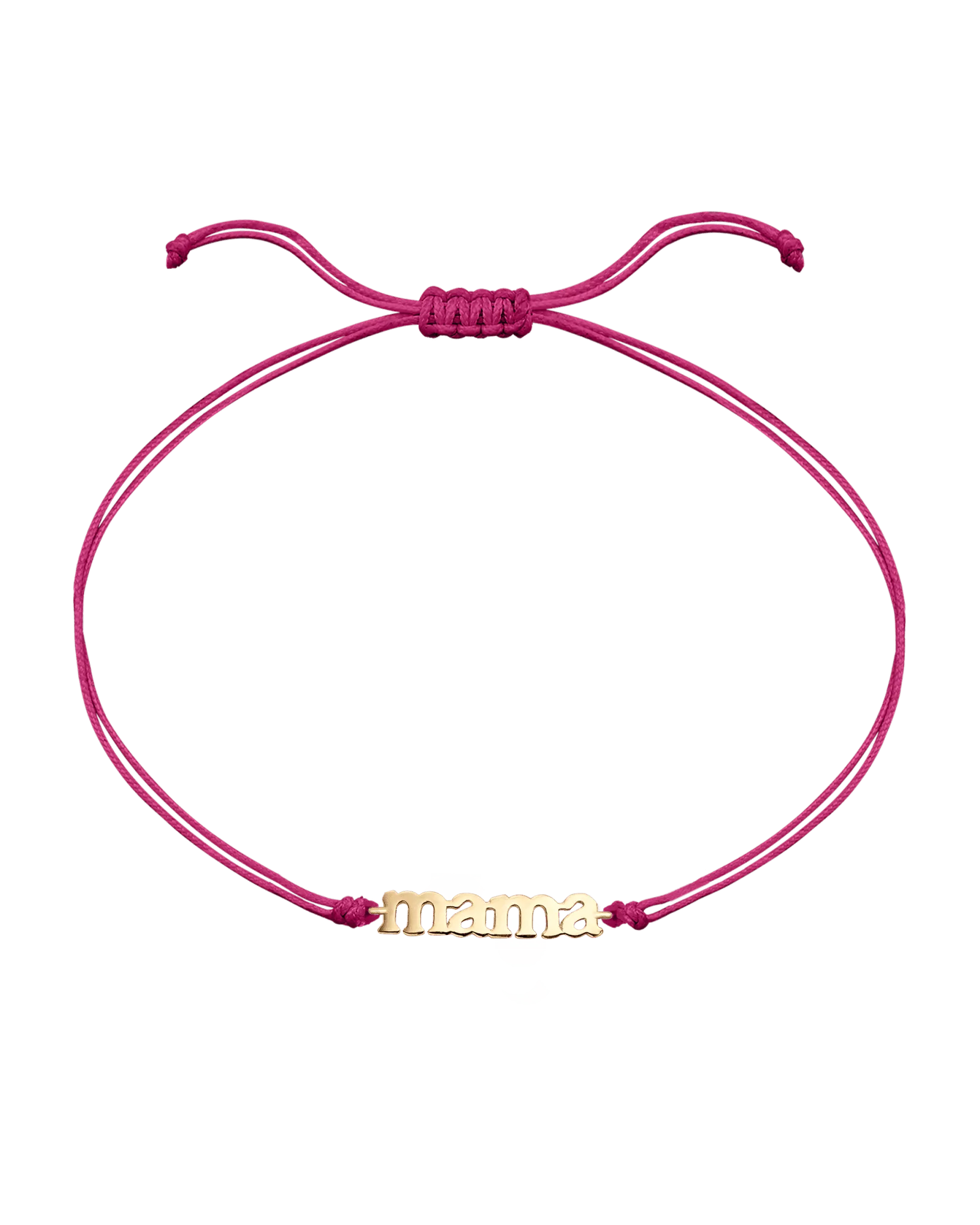 Mama String of Love - 14K Yellow Gold