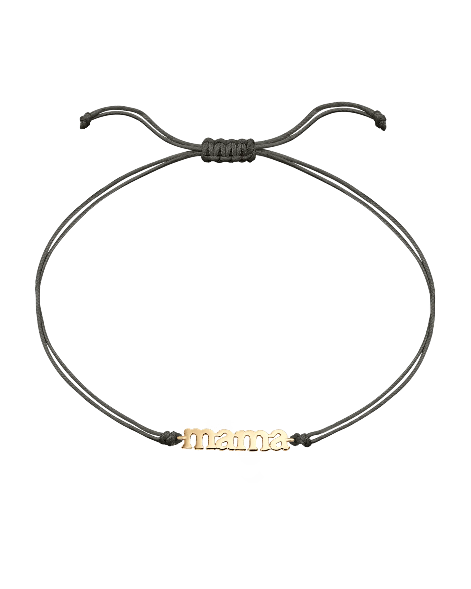 Mama String of Love - 14K Yellow Gold