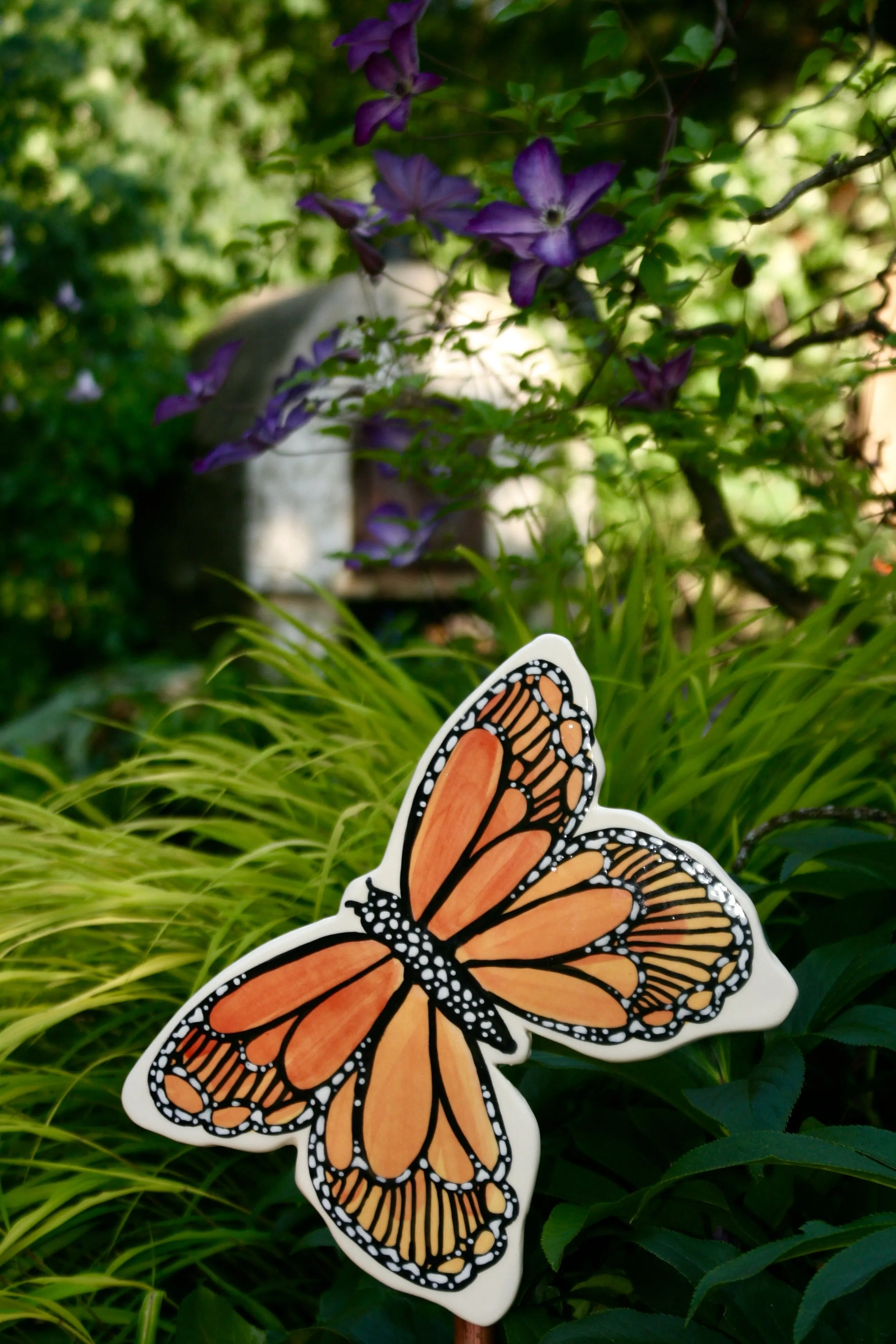 Monarch Butterfly Garden Stake (options)