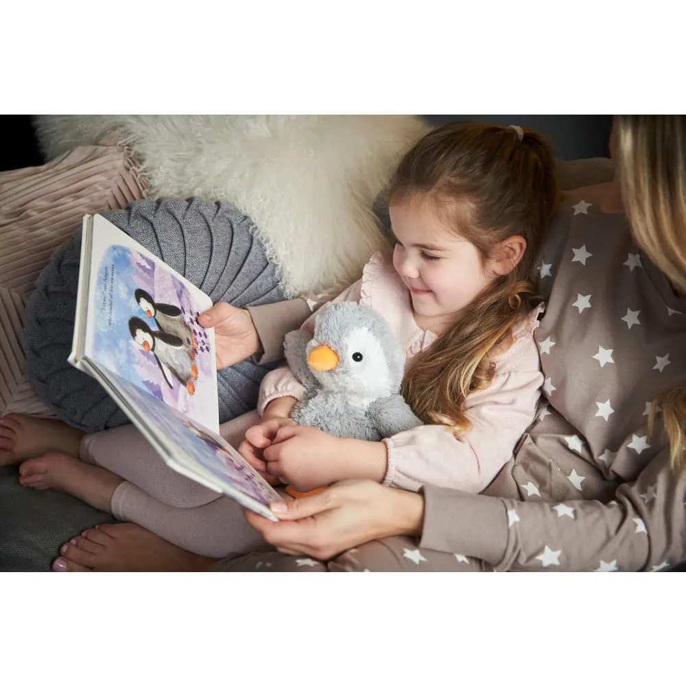 Night Time Story with Microwavable Soft Toy Penguin Lost in the Woods