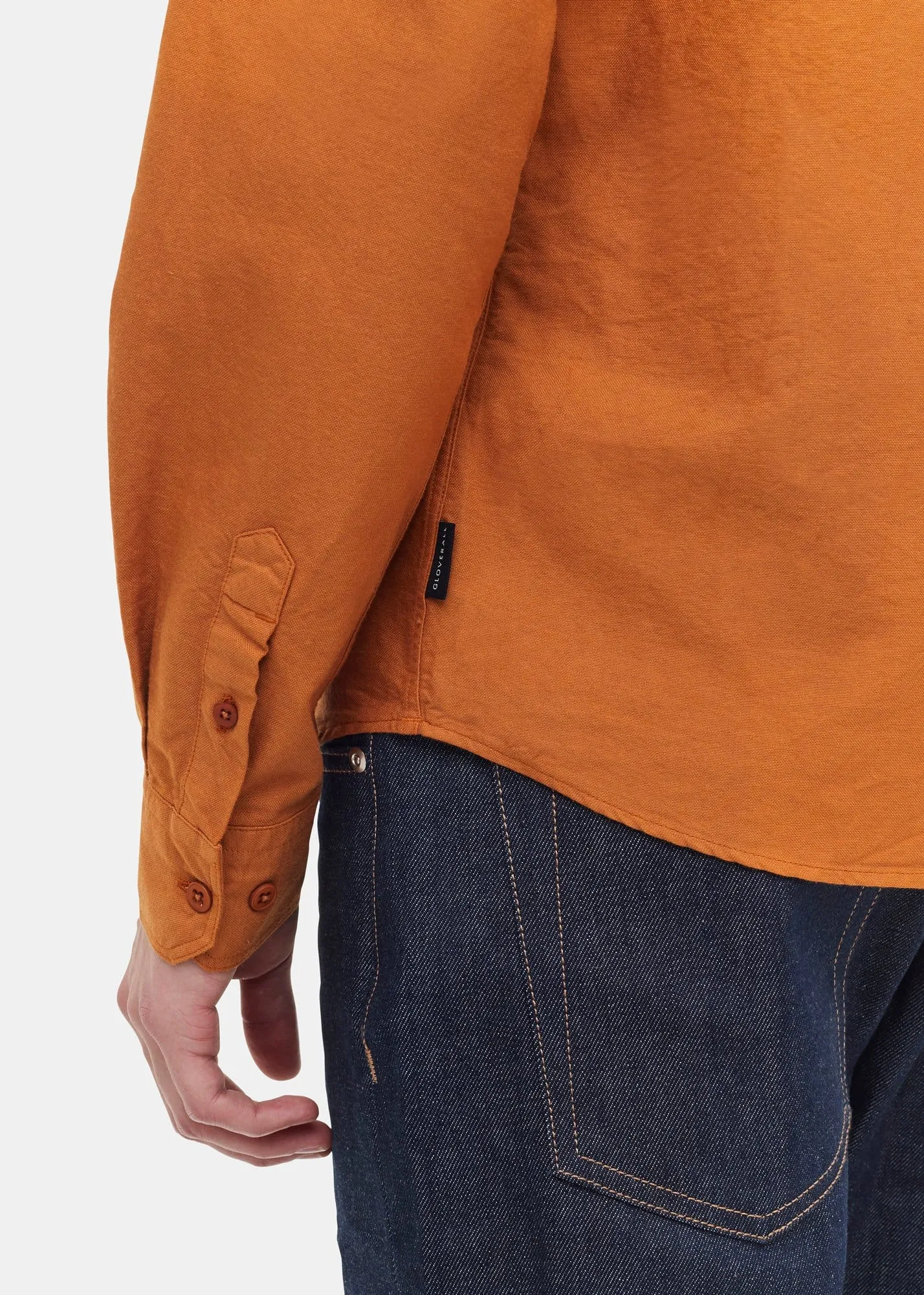 Overdyed Oxford Overshirt Pumpkin