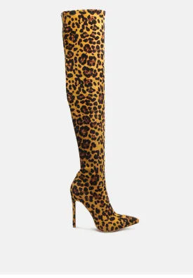 Pokey Long Stiletto Heel Boots