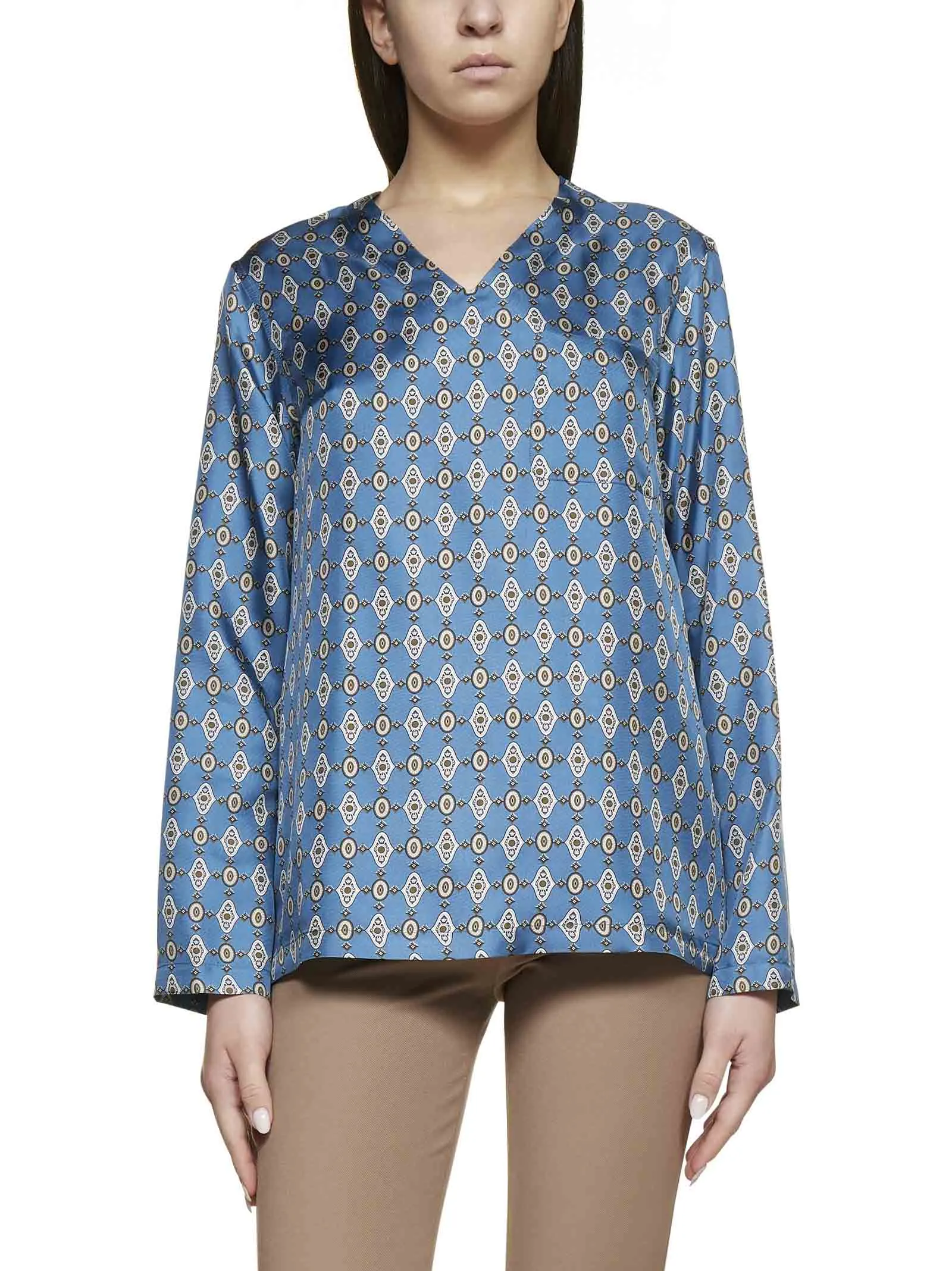 'S Max Mara Cine Printed Shirt