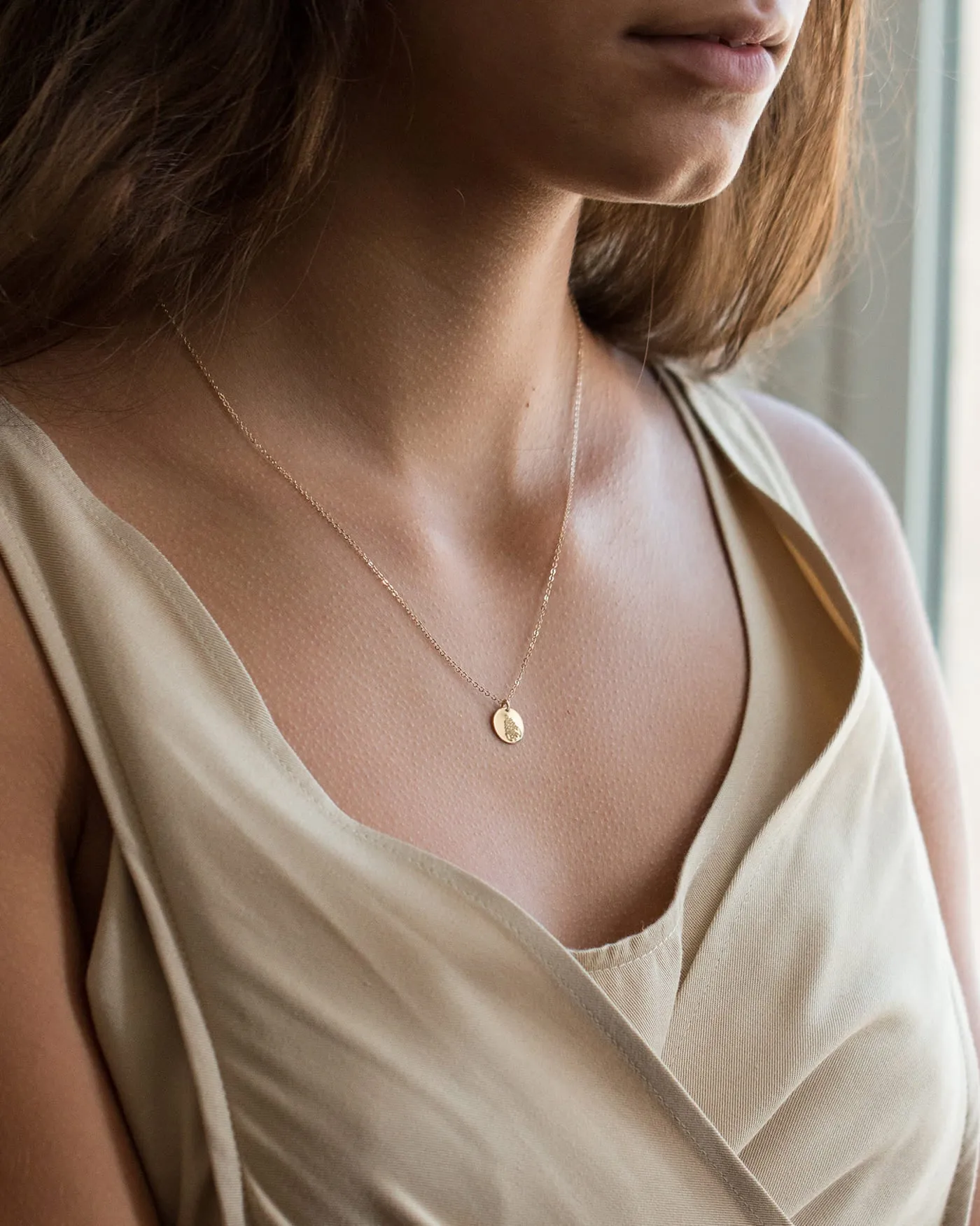 Small Flora Necklace - 14k Solid Gold