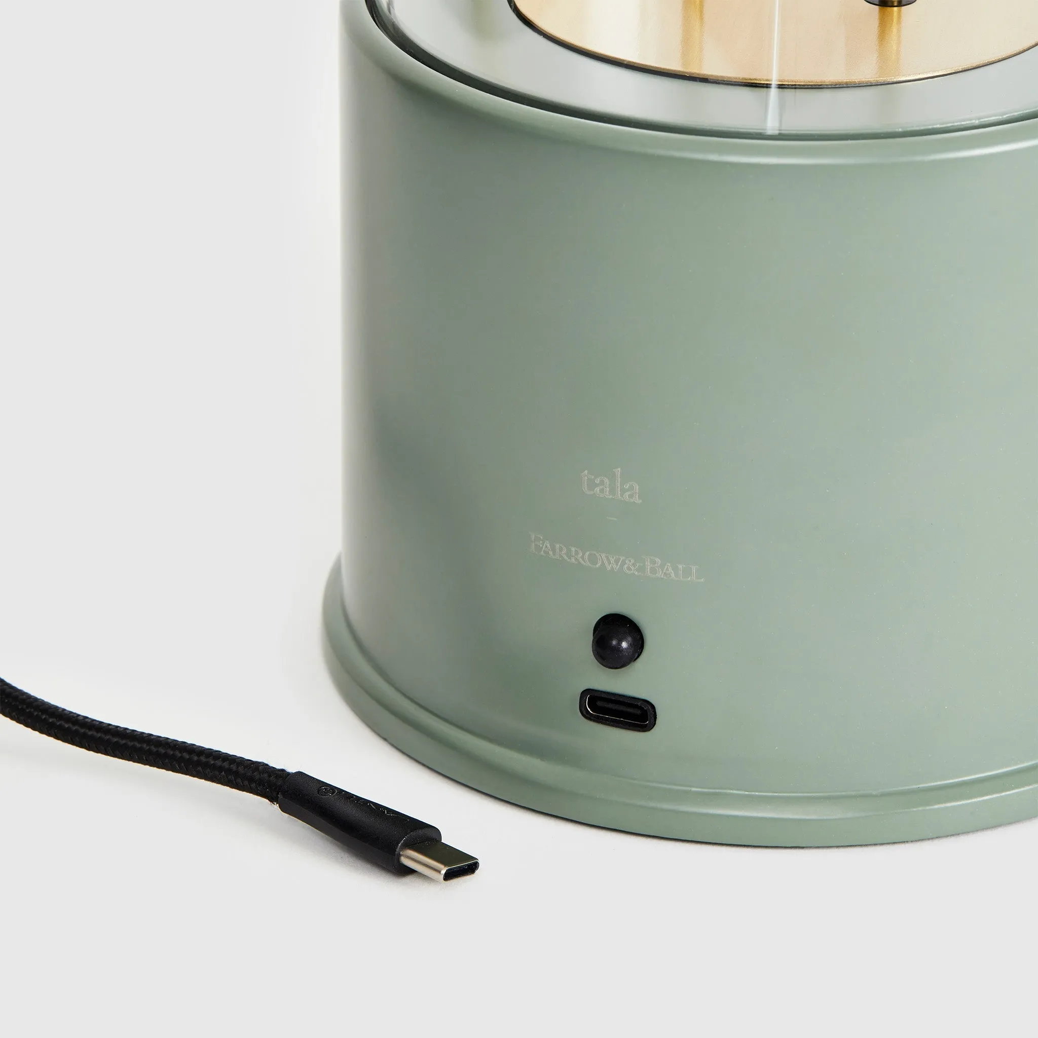 The Muse Portable Lamp in Pleasure Garden Green