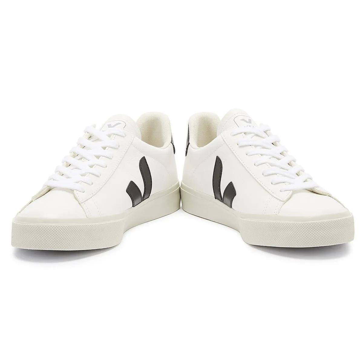 Veja Campo Mens White / Black Trainers